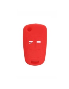 Guscio in Silicone Cover Chiave per Telecomando Opel Antara Astra Corsa Meriva Tigra Vectra Zafira Portachiave Rosso
