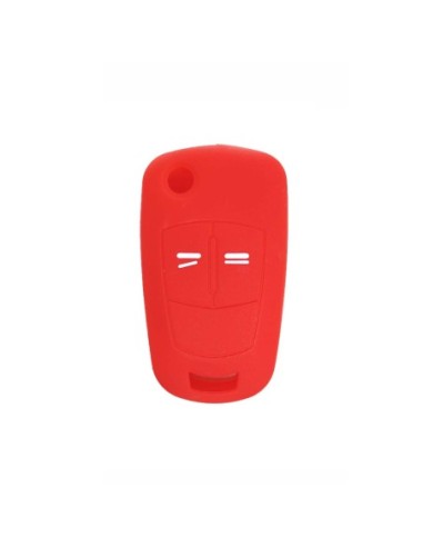 Guscio in Silicone Cover Chiave per Telecomando Opel Antara Astra Corsa Meriva Tigra Vectra Zafira Portachiave Rosso