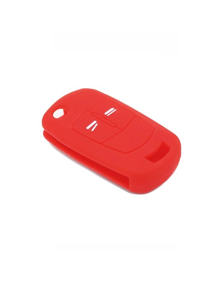 Guscio in Silicone Cover Chiave per Telecomando Opel Antara Astra Corsa Meriva Tigra Vectra Zafira Portachiave Rosso
