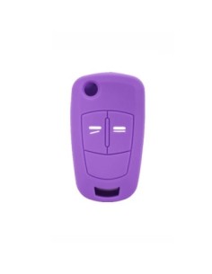 Guscio in Silicone Cover Chiave per Telecomando Opel Antara Astra Corsa Meriva Tigra Vectra Zafira Portachiave Viola