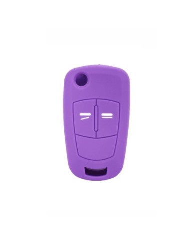 Guscio in Silicone Cover Chiave per Telecomando Opel Antara Astra Corsa Meriva Tigra Vectra Zafira Portachiave Viola