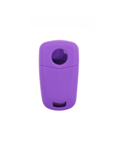 Guscio in Silicone Cover Chiave per Telecomando Opel Antara Astra Corsa Meriva Tigra Vectra Zafira Portachiave Viola