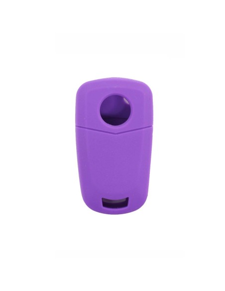Guscio in Silicone Cover Chiave per Telecomando Opel Antara Astra Corsa Meriva Tigra Vectra Zafira Portachiave Viola