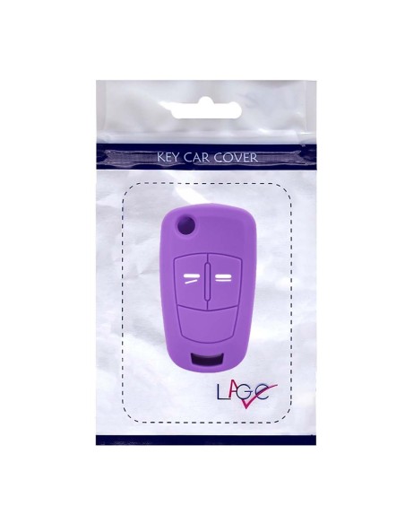 Guscio in Silicone Cover Chiave per Telecomando Opel Antara Astra Corsa Meriva Tigra Vectra Zafira Portachiave Viola