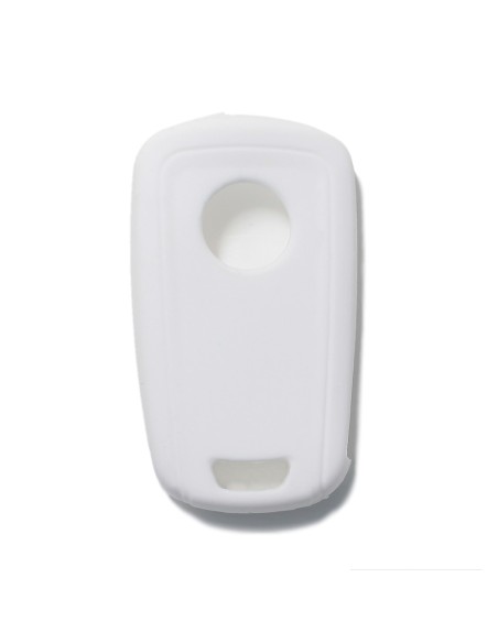 Guscio in Silicone Cover Chiave per Telecomando Opel Astra J Insignia Mokka Corsa Meriva Zafira Antara Vauxhall Portachiave Bianco