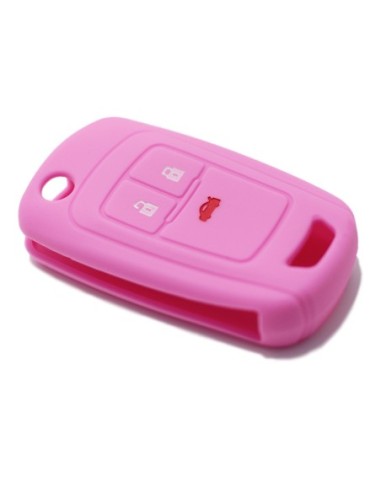Guscio in Silicone Cover Chiave per Telecomando Opel Astra J Insignia Mokka Corsa Meriva Zafira Antara Vauxhall Portachiave Rosa