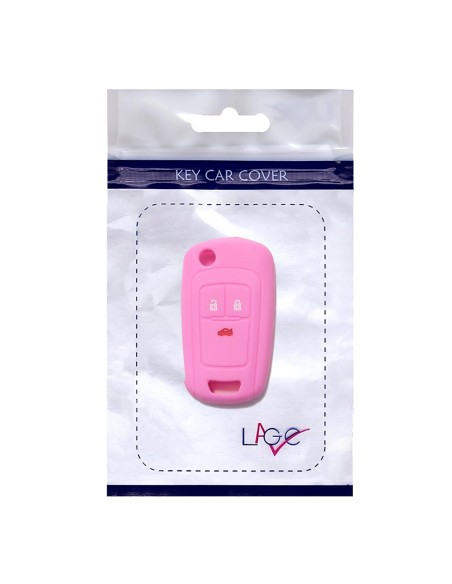 Guscio in Silicone Cover Chiave per Telecomando Opel Astra J Insignia Mokka Corsa Meriva Zafira Antara Vauxhall Portachiave Rosa