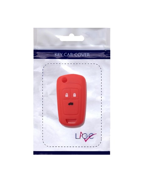 Guscio in Silicone Cover Chiave per Telecomando Opel Astra J Insignia Mokka Corsa Meriva Zafira Antara Vauxhall Portachiave Rosso