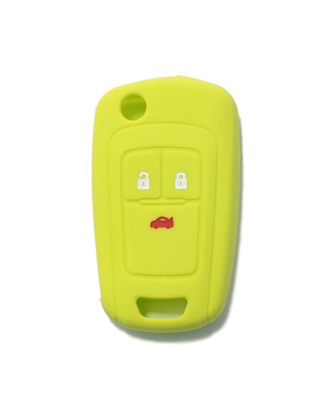 Guscio in Silicone Cover Chiave per Telecomando Opel Astra J Insignia Mokka Corsa Meriva Zafira Antara Vauxhall Portachiave Verde