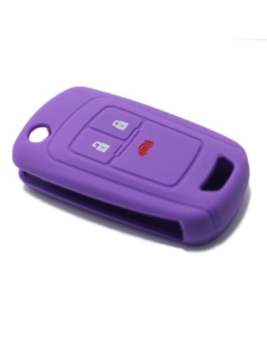 Guscio in Silicone Cover Chiave per Telecomando Opel Astra J Insignia Mokka Corsa Meriva Zafira Antara Vauxhall Portachiave Viola