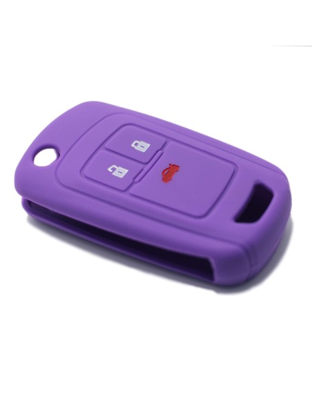 Guscio in Silicone Cover Chiave per Telecomando Opel Astra J Insignia Mokka Corsa Meriva Zafira Antara Vauxhall Portachiave Viola