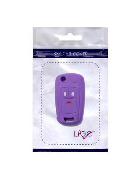 Guscio in Silicone Cover Chiave per Telecomando Opel Astra J Insignia Mokka Corsa Meriva Zafira Antara Vauxhall Portachiave Viola