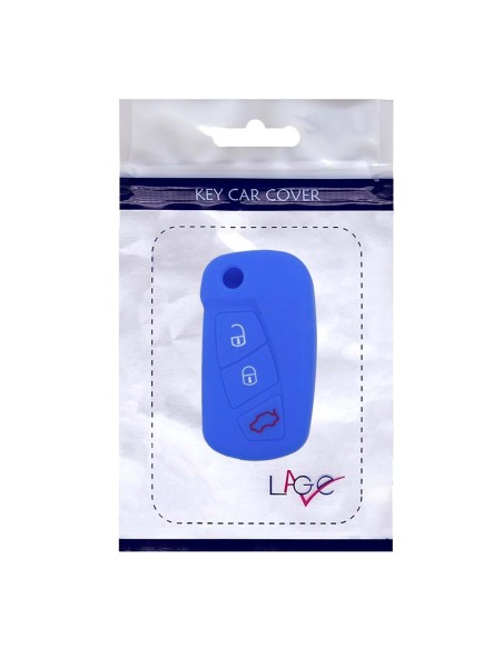 Guscio in Silicone Cover Chiave per Telecomando Ford Blu 3 Tasti KA Focus Fiesta Escort Mondeo