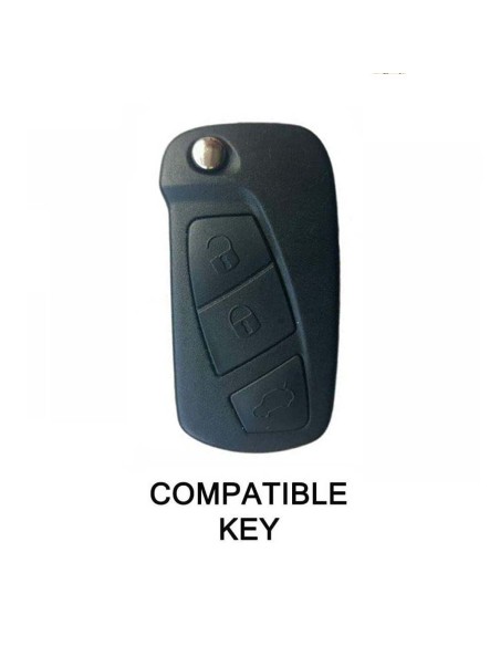 Guscio in Silicone Cover Chiave per Telecomando Ford Blu 3 Tasti KA Focus Fiesta Escort Mondeo