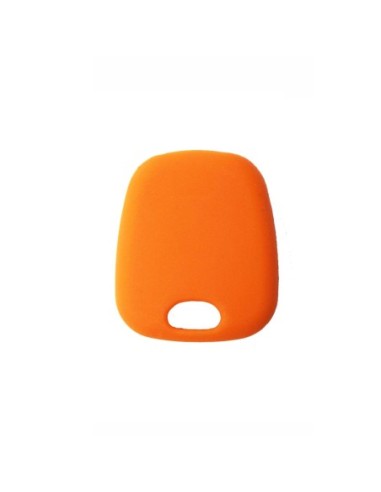 Guscio in Silicone Cover Chiave per Telecomando Citroen C1 C2 C3 C5 e Peugeot 103 106 107 206 207 307 308 406 407 508 806 1007 Portachiave Arancione