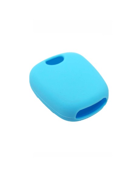 Guscio in Silicone Cover Chiave per Telecomando Citroen C1 C2 C3 C5 e Peugeot 103 106 107 206 207 307 308 406 407 508 806 1007 Portachiave Azzurro
