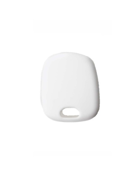 Guscio in Silicone Cover Chiave per Telecomando Citroen C1 C2 C3 C5 e Peugeot 103 106 107 206 207 307 308 406 407 508 806 1007 Portachiave Bianco