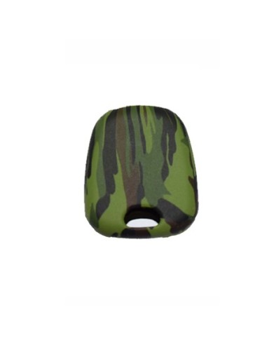 Guscio in Silicone Cover Chiave per Telecomando Citroen C1 C2 C3 C5 e Peugeot 103 106 107 206 207 307 308 406 407 508 806 1007 Portachiave Camouflage