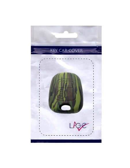 Guscio in Silicone Cover Chiave per Telecomando Citroen C1 C2 C3 C5 e Peugeot 103 106 107 206 207 307 308 406 407 508 806 1007 Portachiave Camouflage