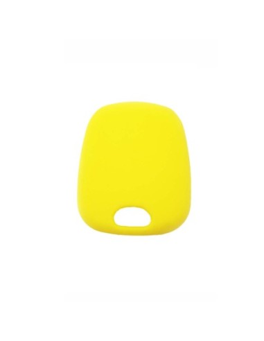 Guscio in Silicone Cover Chiave per Telecomando Citroen C1 C2 C3 C5 e Peugeot 103 106 107 206 207 307 308 406 407 508 806 1007 Portachiave Giallo