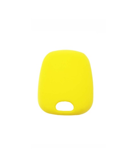 Guscio in Silicone Cover Chiave per Telecomando Citroen C1 C2 C3 C5 e Peugeot 103 106 107 206 207 307 308 406 407 508 806 1007 Portachiave Giallo
