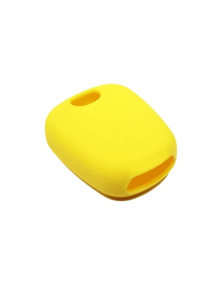 Guscio in Silicone Cover Chiave per Telecomando Citroen C1 C2 C3 C5 e Peugeot 103 106 107 206 207 307 308 406 407 508 806 1007 Portachiave Giallo