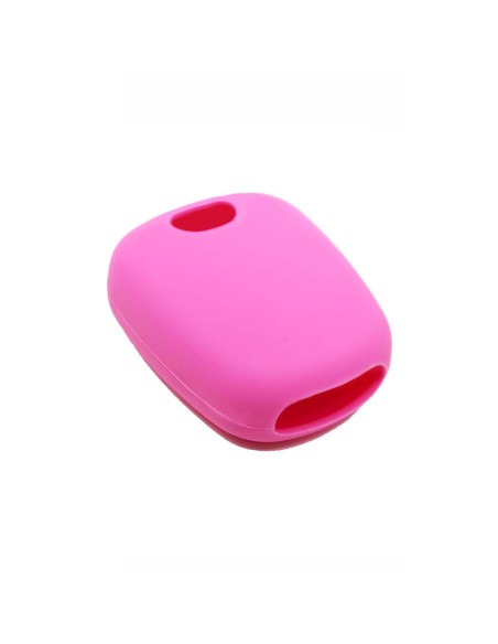 Guscio in Silicone Cover Chiave per Telecomando Citroen C1 C2 C3 C5 e Peugeot 103 106 107 206 207 307 308 406 407 508 806 1007 Portachiave Rosa