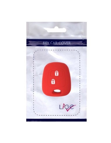 Guscio in Silicone Cover Chiave per Telecomando Citroen C1 C2 C3 C5 e Peugeot 103 106 107 206 207 307 308 406 407 508 806 1007 Portachiave Rosso