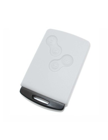 Guscio in Silicone Cover Chiave Telecomando Renault Portachiave Bianco Clio Captur Scenic Twingo Escape Laguna Megane Koleos