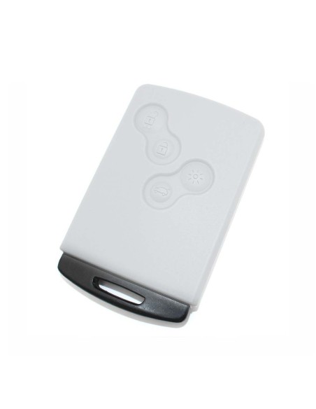 Guscio in Silicone Cover Chiave Telecomando Renault Portachiave Bianco Clio Captur Scenic Twingo Escape Laguna Megane Koleos