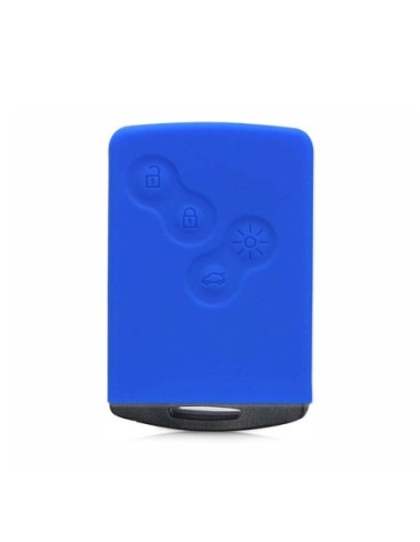 Guscio Silicone Cover Chiave per Telecomando Renault Portachiave Blu  Clio Captur Scenic Twingo Escape Laguna Megane Koleos