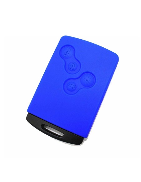 Guscio Silicone Cover Chiave per Telecomando Renault Portachiave Blu  Clio Captur Scenic Twingo Escape Laguna Megane Koleos