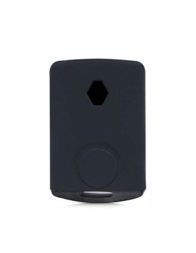 Guscio Silicone Cover Chiave per Telecomando Renault Portachiave Nero Clio Captur Scenic Twingo Escape Laguna Megane Koleos