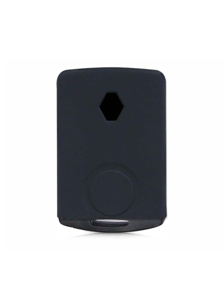 Guscio Silicone Cover Chiave per Telecomando Renault Portachiave Nero Clio Captur Scenic Twingo Escape Laguna Megane Koleos