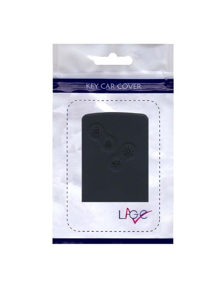 Guscio Silicone Cover Chiave per Telecomando Renault Portachiave Nero Clio Captur Scenic Twingo Escape Laguna Megane Koleos