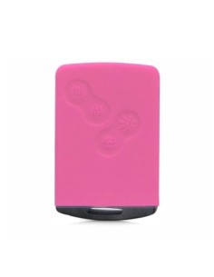 Guscio Silicone Cover Chiave per Telecomando Renault Portachiave Rosa Clio Captur Scenic Twingo Escape Laguna Megane Koleos
