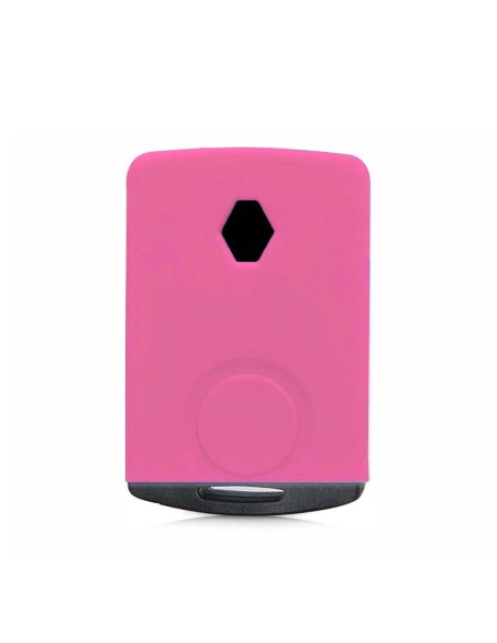 Guscio Silicone Cover Chiave per Telecomando Renault Portachiave Rosa Clio Captur Scenic Twingo Escape Laguna Megane Koleos
