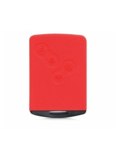 Guscio Silicone Cover Chiave per Telecomando Renault Portachiave Rosso Clio Captur Scenic Twingo Escape Laguna Megane Koleos