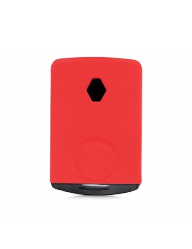 Guscio Silicone Cover Chiave per Telecomando Renault Portachiave Rosso Clio Captur Scenic Twingo Escape Laguna Megane Koleos