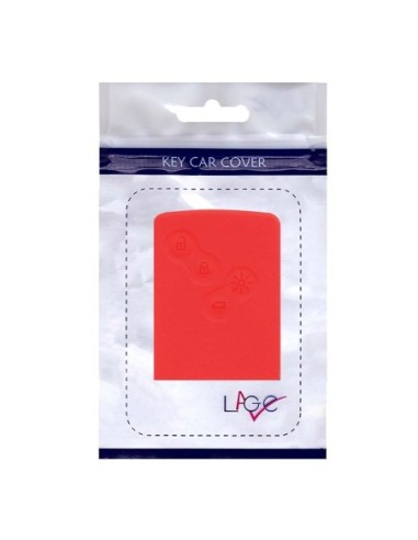 Guscio Silicone Cover Chiave per Telecomando Renault Portachiave Rosso Clio Captur Scenic Twingo Escape Laguna Megane Koleos