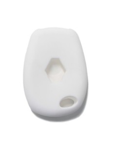 Guscio in Silicone Cover Chiave Telecomando Renault Portachiave Bianco 3 Tasti Clio Twingo Megane Modus Kangoo Master Espace Scenic 2