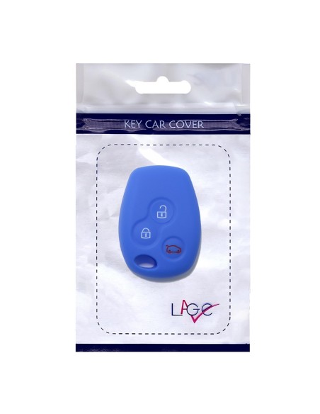 Guscio Silicone Cover per Chiave Telecomando Renault Portachiave Blu  3 Tasti Clio Twingo Megane Modus Kangoo Master Espace Scenic