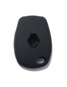 Guscio Silicone Cover per Chiave Telecomando Renault Portachiave Nero 3 Tasti Clio Twingo Megane Modus Kangoo Master Espace Scenic 2