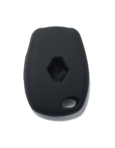 Guscio Silicone Cover per Chiave Telecomando Renault Portachiave Nero 3 Tasti Clio Twingo Megane Modus Kangoo Master Espace Scenic