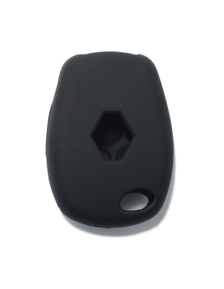 Guscio Silicone Cover per Chiave Telecomando Renault Portachiave Nero 3 Tasti Clio Twingo Megane Modus Kangoo Master Espace Scenic