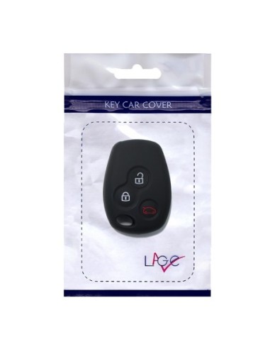 Guscio Silicone Cover per Chiave Telecomando Renault Portachiave Nero 3 Tasti Clio Twingo Megane Modus Kangoo Master Espace Scenic