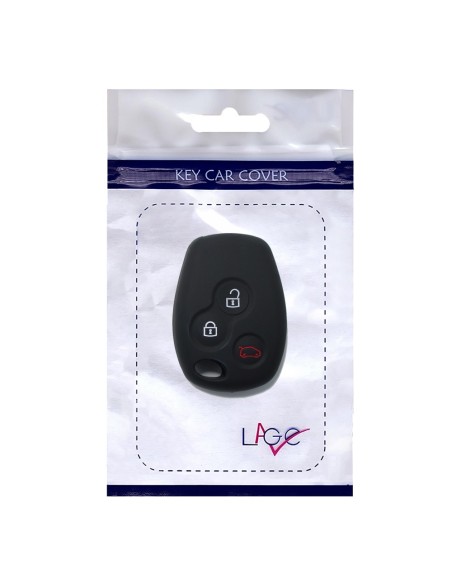 Guscio Silicone Cover per Chiave Telecomando Renault Portachiave Nero 3 Tasti Clio Twingo Megane Modus Kangoo Master Espace Scenic