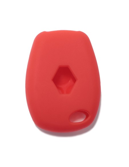 Guscio Silicone Cover per Chiave Telecomando Renault Portachiave Rosso 3 Tasti Clio Twingo Megane Modus Kangoo Master Espace Scenic