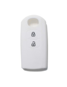 Guscio Silicone Cover Chiave Telecomando Mazda Portachiave Bianco 2 3 5 6 BT50 CX-5 CX-7 CX-9 MX5 M3 M5 MZ2 RX8