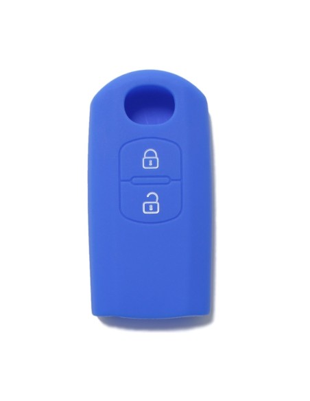 Guscio Silicone Cover Chiave Telecomando Mazda Portachiave Blu 2 3 5 6 BT50 CX-5 CX-7 CX-9 MX5 M3 M5 MZ2 RX8